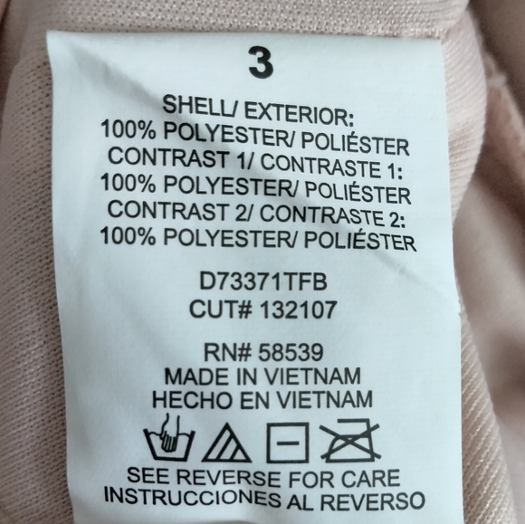 Speechless Strappy Lace Dress Sz 3 Blush 829 - Picture 7 of 7